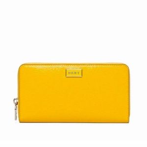DKNY bright yellow wallet